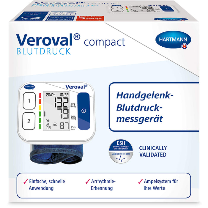 Veroval compact Handgelenk-Blutdruckmessgerät, 1 St 