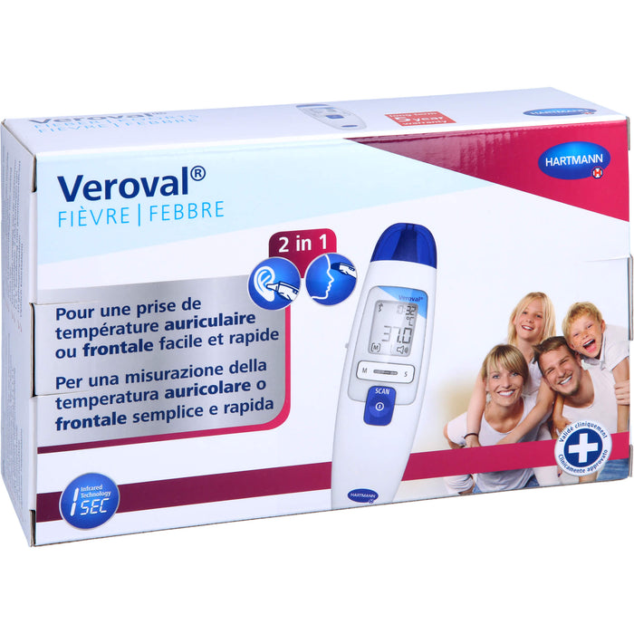 Veroval 2 in 1 Infrarot-Fieberthermometer, 1 St. Fieberthermometer