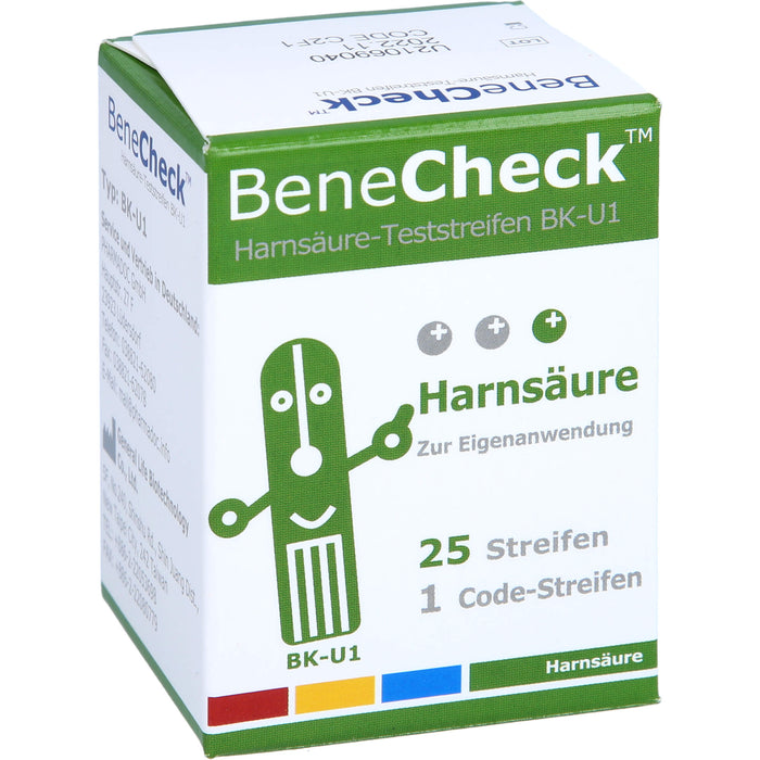 BeneCheck Harnsäure Teststreifen BK-U1, 25.0 St. Teststreifen