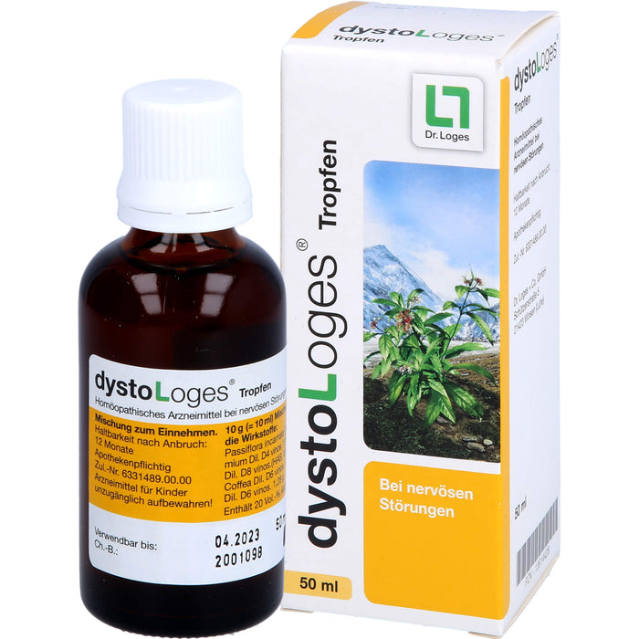 dystoLoges Tropfen bei nervösen Störungen, 50 ml Solution