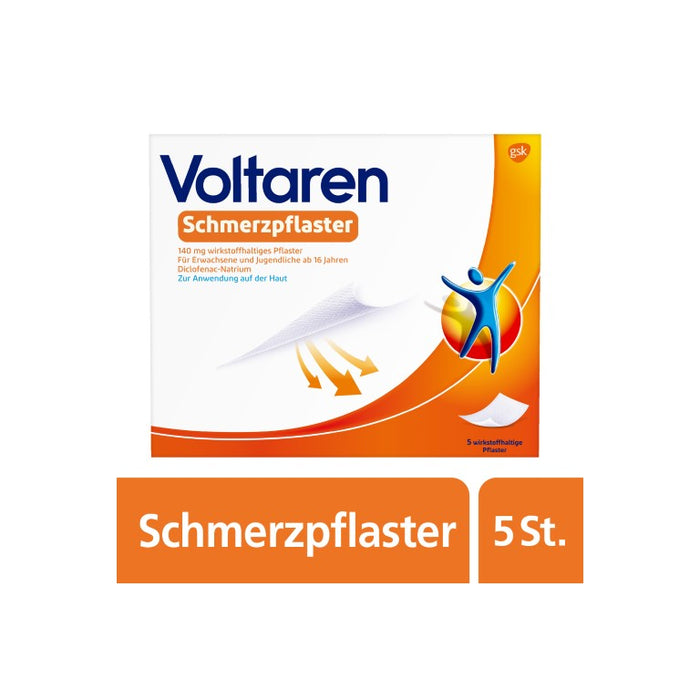 Voltaren Schmerzpflaster, 5 pcs. Patch