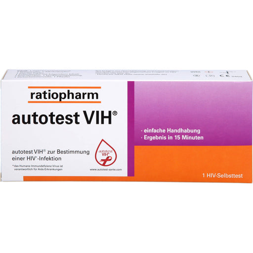 ratiopharm autotest VIH zur Bestimmung einer HIV-Infektion, 1 St. Teststreifen