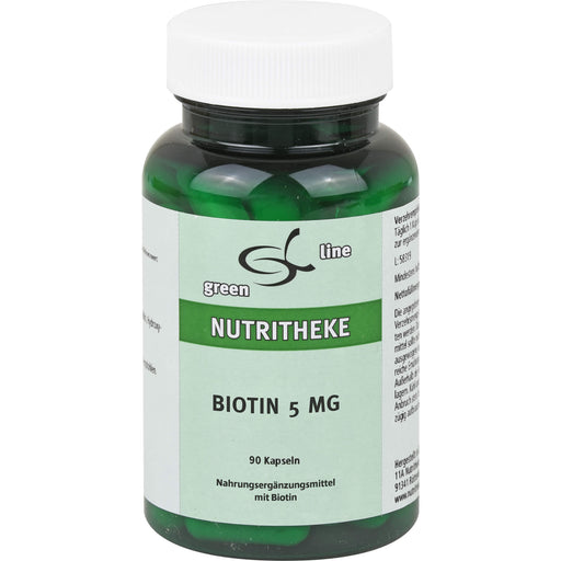 Green Line Nutritheke Biotin 5 mg Kapseln, 90 St. Kapseln