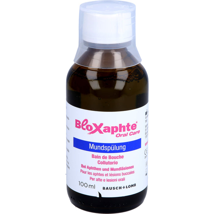 Bloxaphte Oral Care Mundspülung bei Aphthen und Mundläsionen, 100 ml Solution