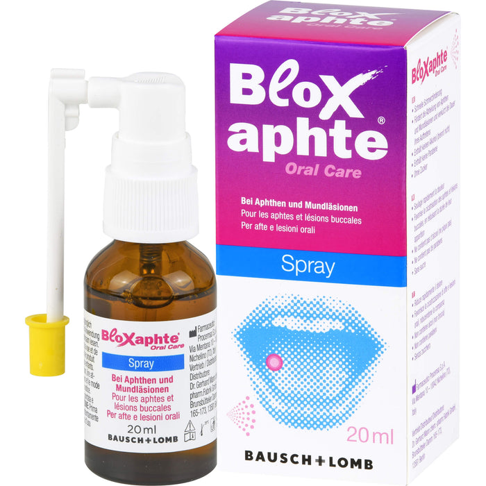 BloXaphte Spray bei Aphthen und Mundläsionen, 20 ml Solution