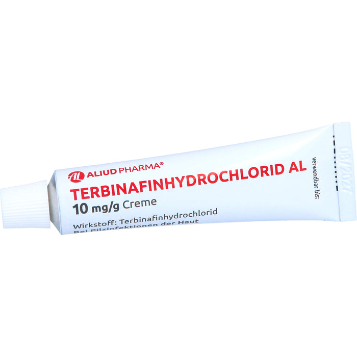 Terbinafinhydrochlorid AL 10 mg/g Creme zur Behandlung von Pilzen und Hefen auf der Haut, 15 g Cream