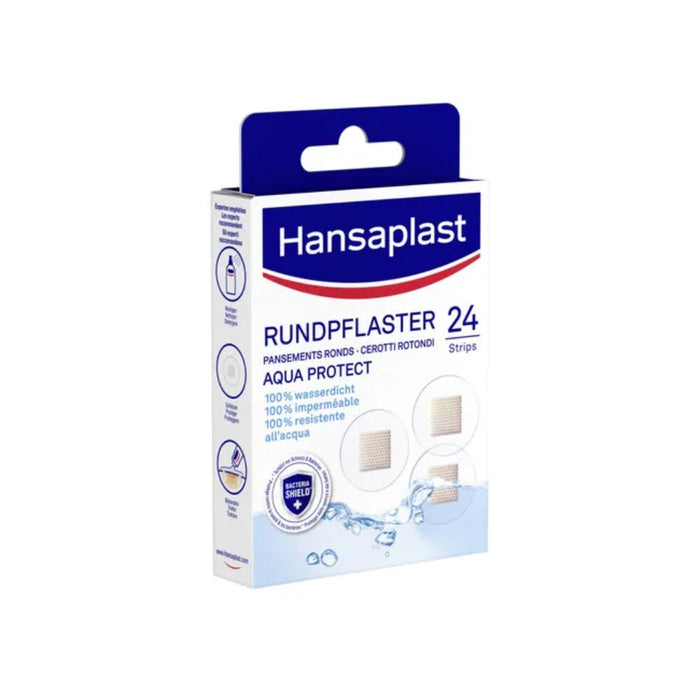 Hansaplast Aqua Protect Rundpflaster 100% wasserdicht, 24 pcs. Patch