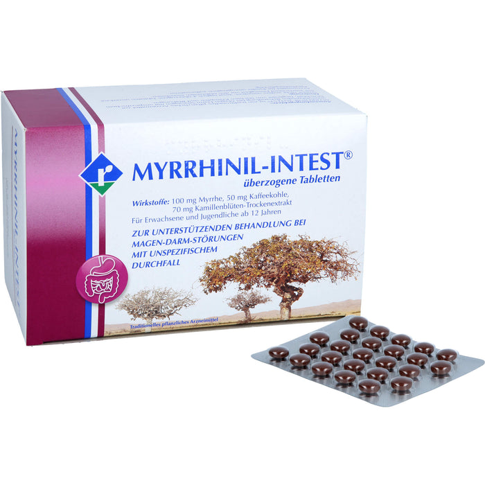 MYRRHINIL-INTEST überzogene Tabletten, 500 pcs. Tablets