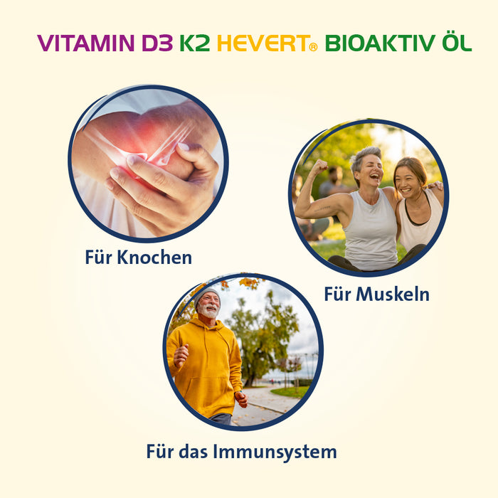Vitamin D3 K2 Hevert Bioaktiv Öl, 20 ml Oil