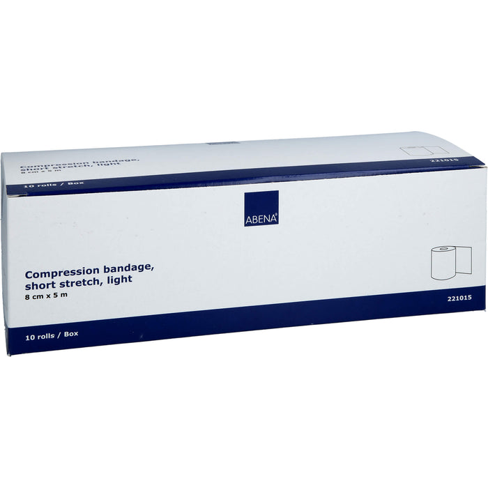 Kompressionsbinden Kurzzug 5mx8cm, 10 St BIN