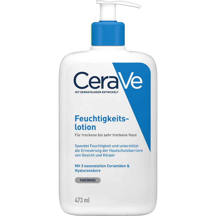 CeraVe Feuchtigkeitslotion für trockene bis sehr trockene Haut, 473 ml Lotion