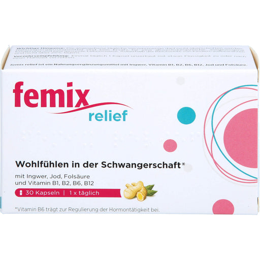 Femix Relief Kapseln zum Wohlfühlen in der Schwangerschaft, 30 St. Kapseln