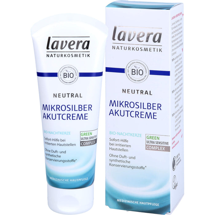 Lavera Neutral Mikrosilber Akutcreme, 75 ml Crème