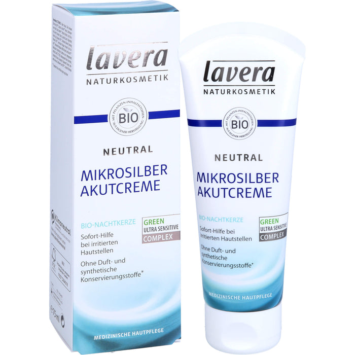 Lavera Neutral Mikrosilber Akutcreme, 75 ml Crème