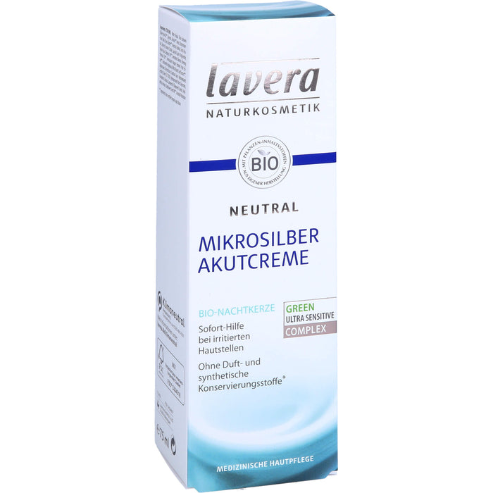 Lavera Neutral Mikrosilber Akutcreme, 75 ml Crème