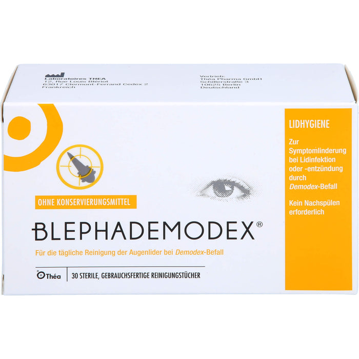 Blephademodex, sterile Reinigungstücher, 30 pc Compresses