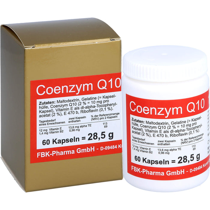 Coenzym Q10 10 Mg Kapseln, 60 St KAP