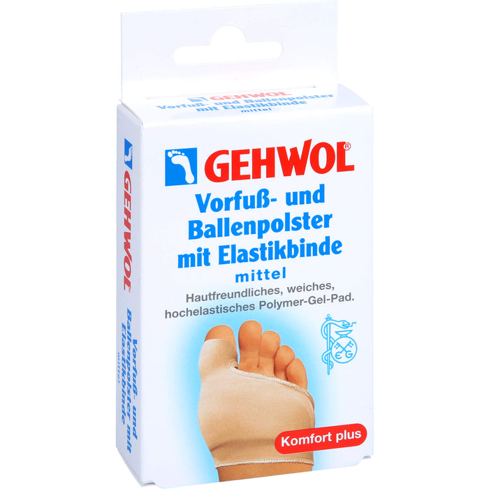 GEHWOL Vorfuß- und Ballenpolster mit Elastikbinde, 1 pc Dépôts