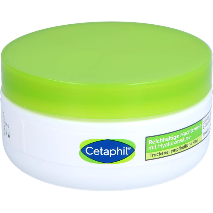 Cetaphil reichhaltige Nachtcreme mit Hyaluronsäure, 48 g Cream