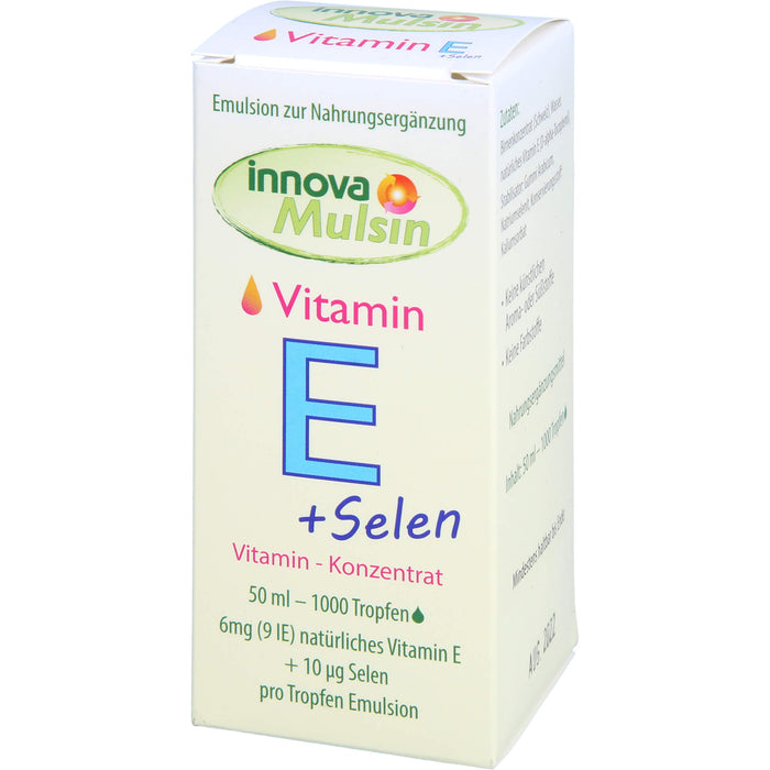 Innova Mulsin Vitamin E + Selen Emulsion, 50 ml Solution