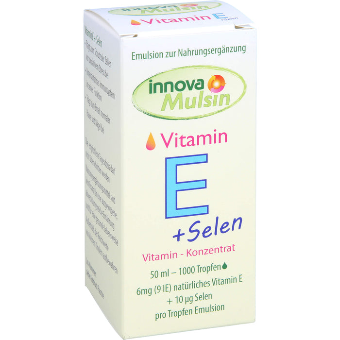 Innova Mulsin Vitamin E + Selen Emulsion, 50 ml Solution