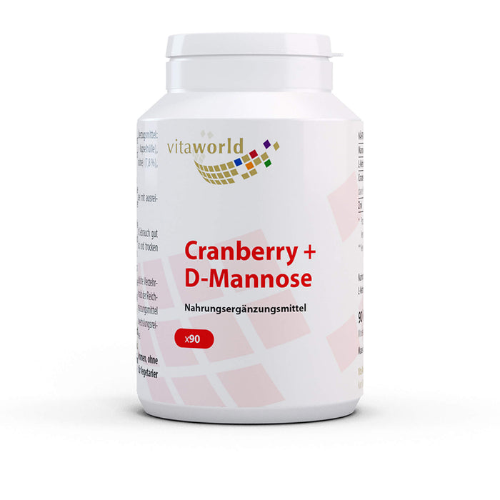 Vitaworld Cranberry + D-Mannose Kapseln, 90 St. Kapseln