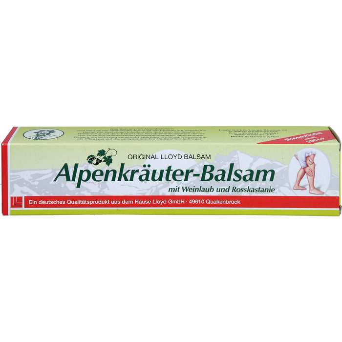 LLOYD Alpenkräuter Balsam mit Weinlaub und Rosskastanie, 200 ml Balsam