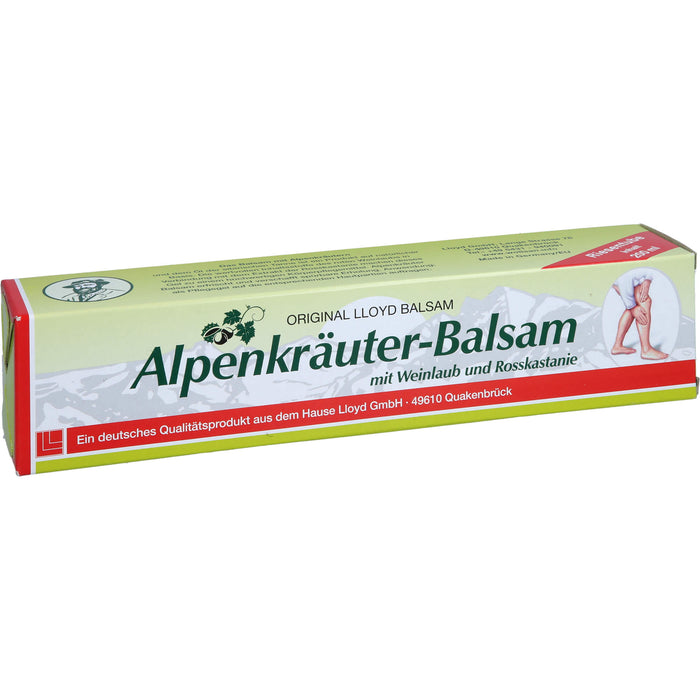 LLOYD Alpenkräuter Balsam mit Weinlaub und Rosskastanie, 200 ml Baume
