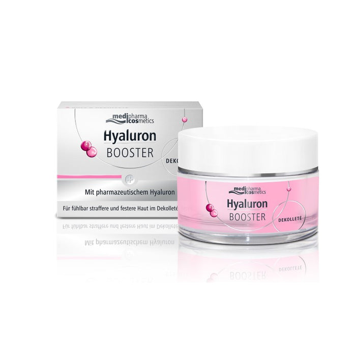 Medipharma Cosmetics Hyaluron Booster Dekollete für fühlbar straffere und festere Haut, 100 ml Gel