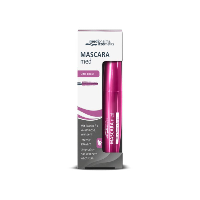 Medipharma Cosmetics Mascara med Ultra Boost schwarz Wimperntusche, 1 St. Stift