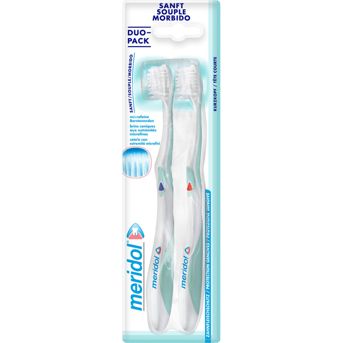 Meridol Zahnbürste Sanft Doppelpack, 2 pcs. Toothbrush