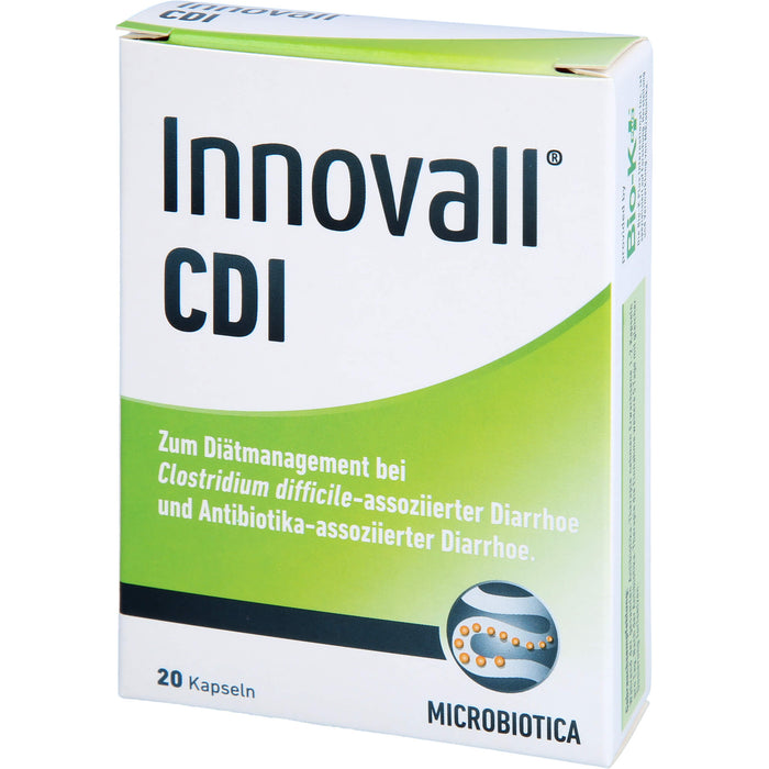 Innovall Microbiotic CDI Kapseln mit 3 spezifisch ausgewählten Bakterienstämmen, 20 St. Kapseln
