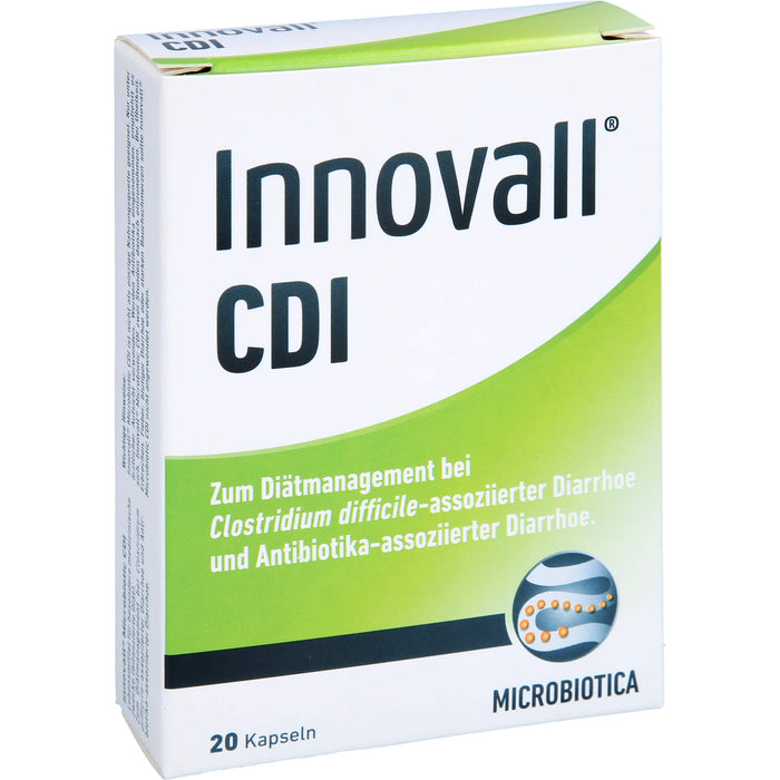 Innovall Microbiotic CDI Kapseln mit 3 spezifisch ausgewählten Bakterienstämmen, 20 St. Kapseln