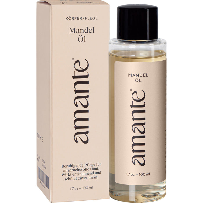 HENRY LAMOTTE Mandelöl 100 % rein - Hautpflegeöl Amante, 100 ml Huile