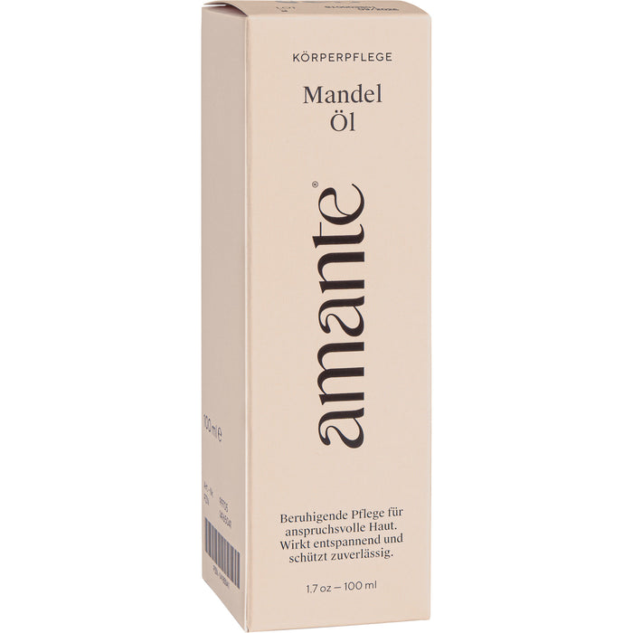 HENRY LAMOTTE Mandelöl 100 % rein - Hautpflegeöl Amante, 100 ml Huile