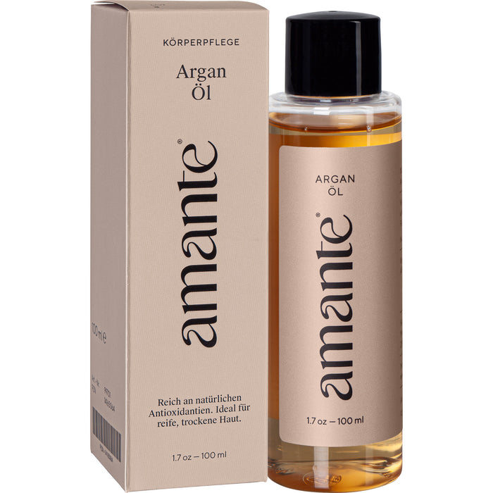 Arganöl 100 % rein - Hautpflegeöl Amante, 100 ml OEL