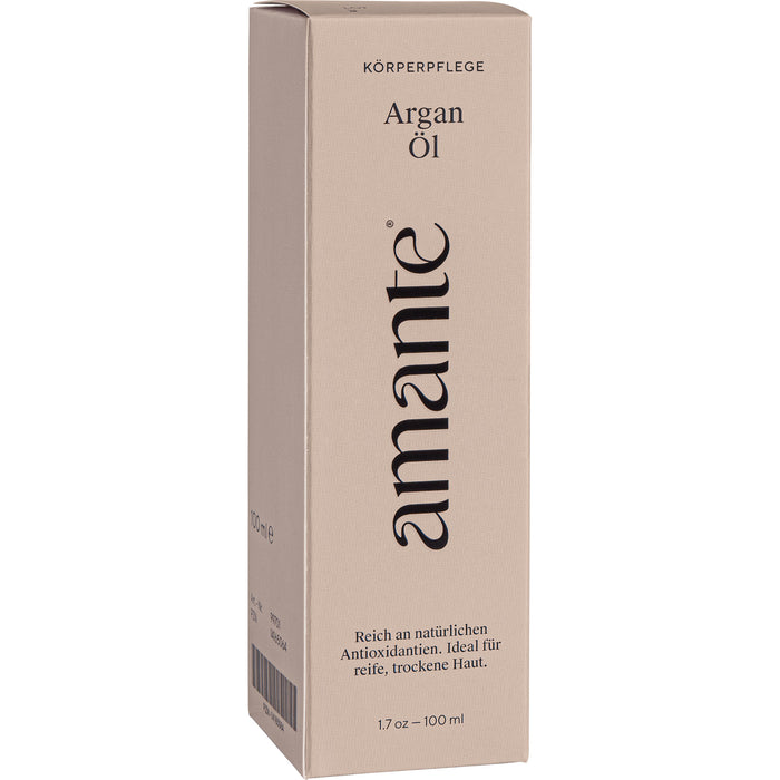 Arganöl 100 % rein - Hautpflegeöl Amante, 100 ml OEL