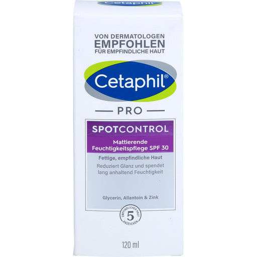 Cetaphil pro SpotControl mattierende Feuchtigkeitspflege SPF 30 für fettige Haut, 120 ml Creme