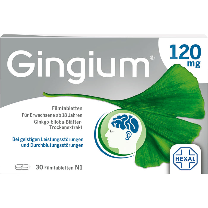 Gingium 120 mg Filmtabletten, 30 St. Tabletten