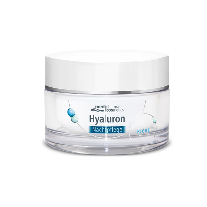 Medipharma Cosmetics Hyaluron Nachtpflege reichhaltig, 50 ml Cream