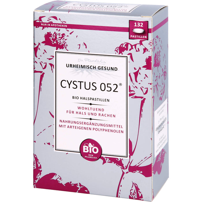 CYSTUS 052 Bio Halspastillen wohltuend für Hals und Rachen, 132.0 St. Pastillen