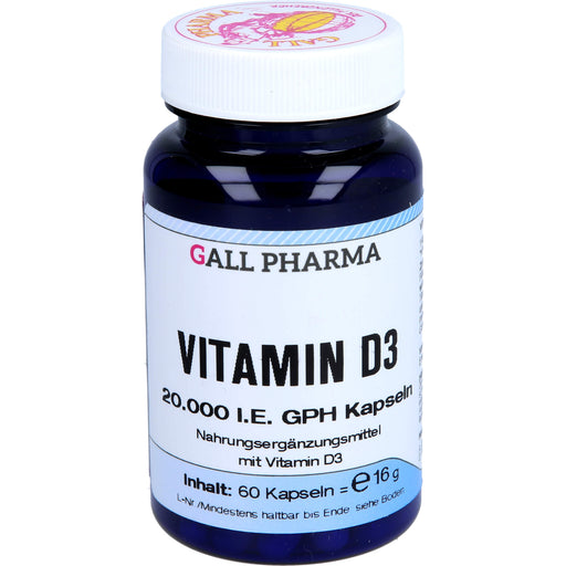 GALL PHARMA Vitamin D3 20.000 I.E. Kapseln, 60 St. Kapseln