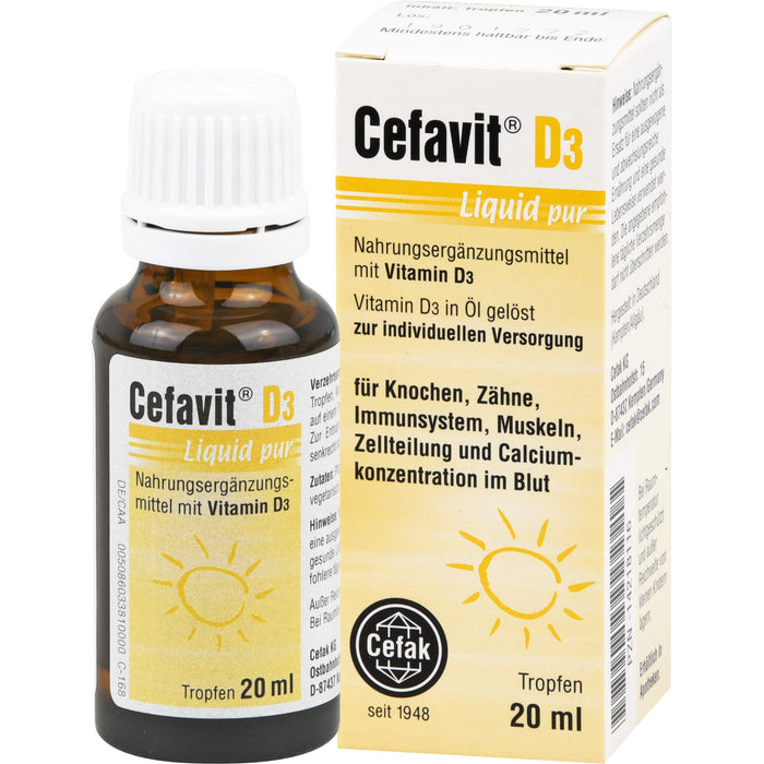 Cefavit D3 Liquid pur, 20 ml Solution