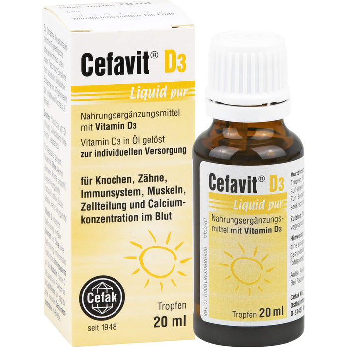 Cefavit D3 Liquid pur, 20 ml Solution