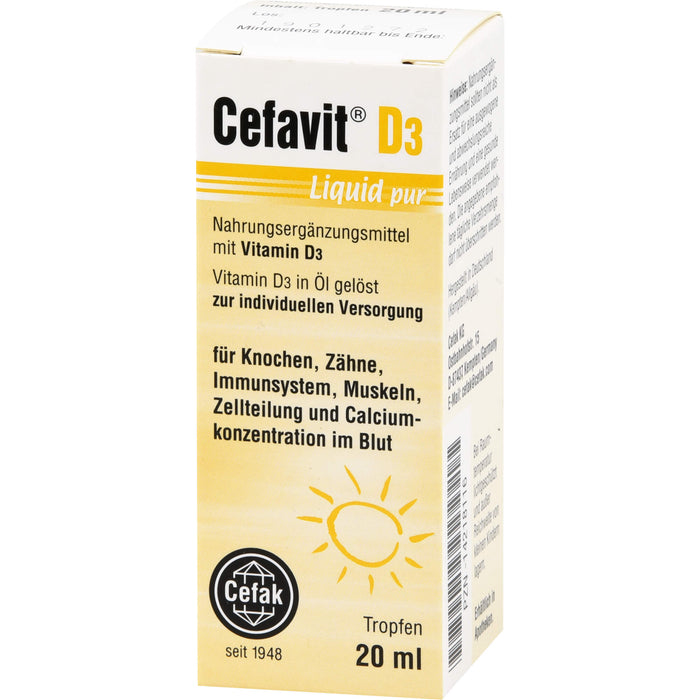 Cefavit D3 Liquid pur, 20 ml Solution