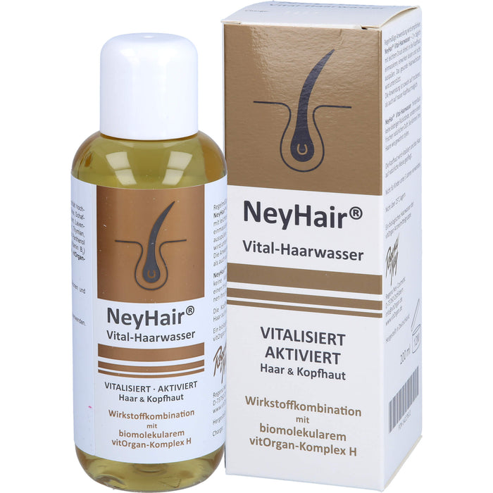 NeyHair Vital-Haarwasser aktiviert Haar und Kopfhaut, 200 ml Lösung