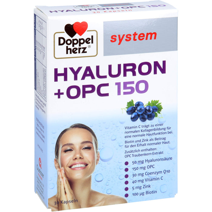 Doppelherz system Hyaluron + OPC 150 Kapseln, 30 pc Capsules