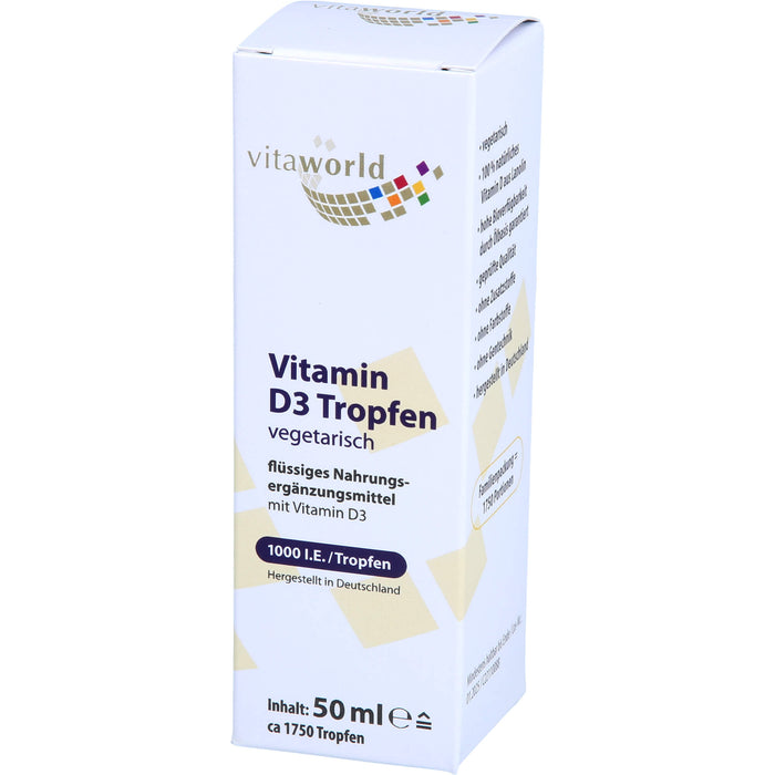 VITAMIN D 3 1000IE PRO TAg, 50 ml TEI