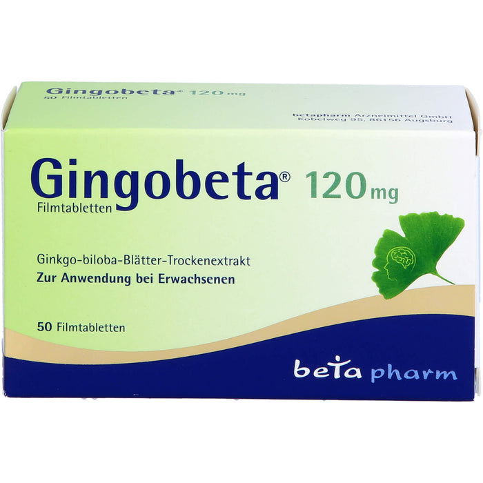 Gingobeta 120mg Filmtabl, 50 St FTA
