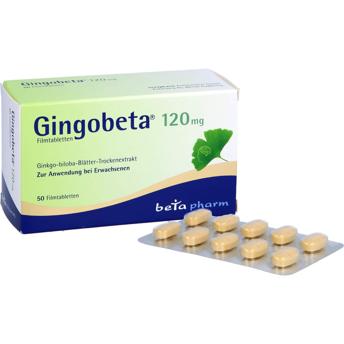 Gingobeta 120mg Filmtabl, 50 St FTA